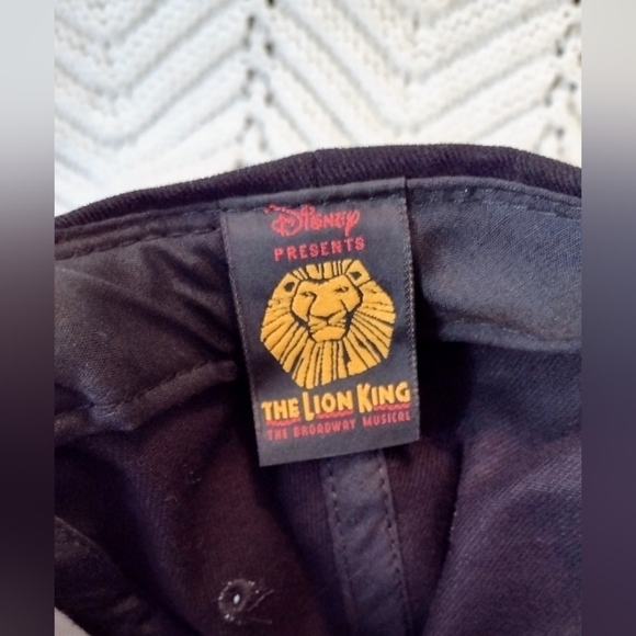 The Lion King Broadway Musical VIP Baseball Cap Hat Walt Disney Simba Adjustable - Picture 3 of 5